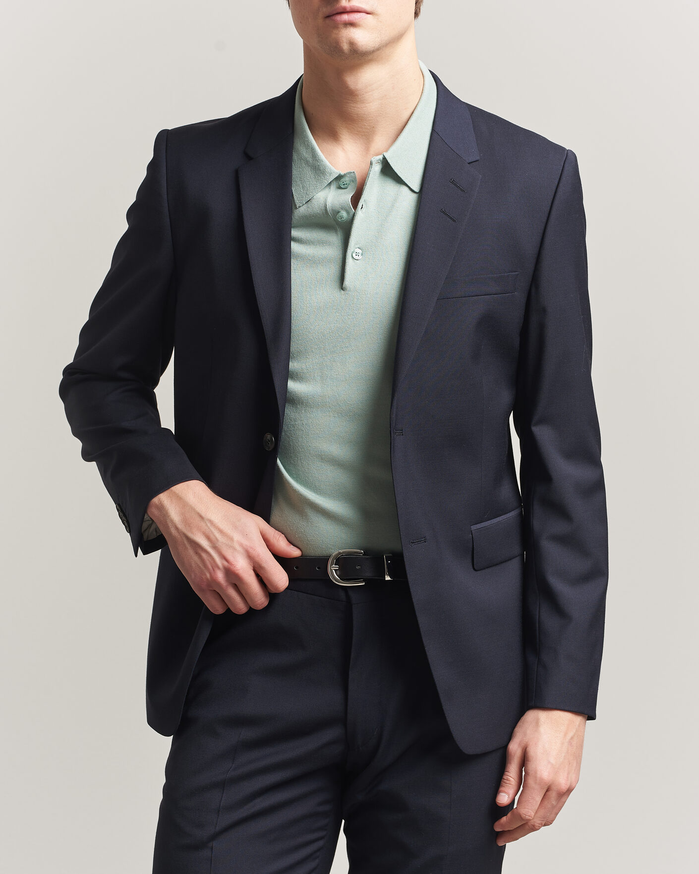 Mies | Pikkutakit | Tiger of Sweden | Jamie Wool Travel Suit Blazer Dark Ink