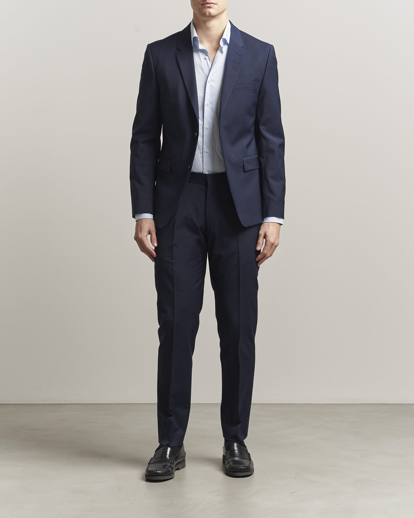 Mies | Pikkutakit | Tiger of Sweden | Jamie Wool Travel Suit Blazer Royal Blue