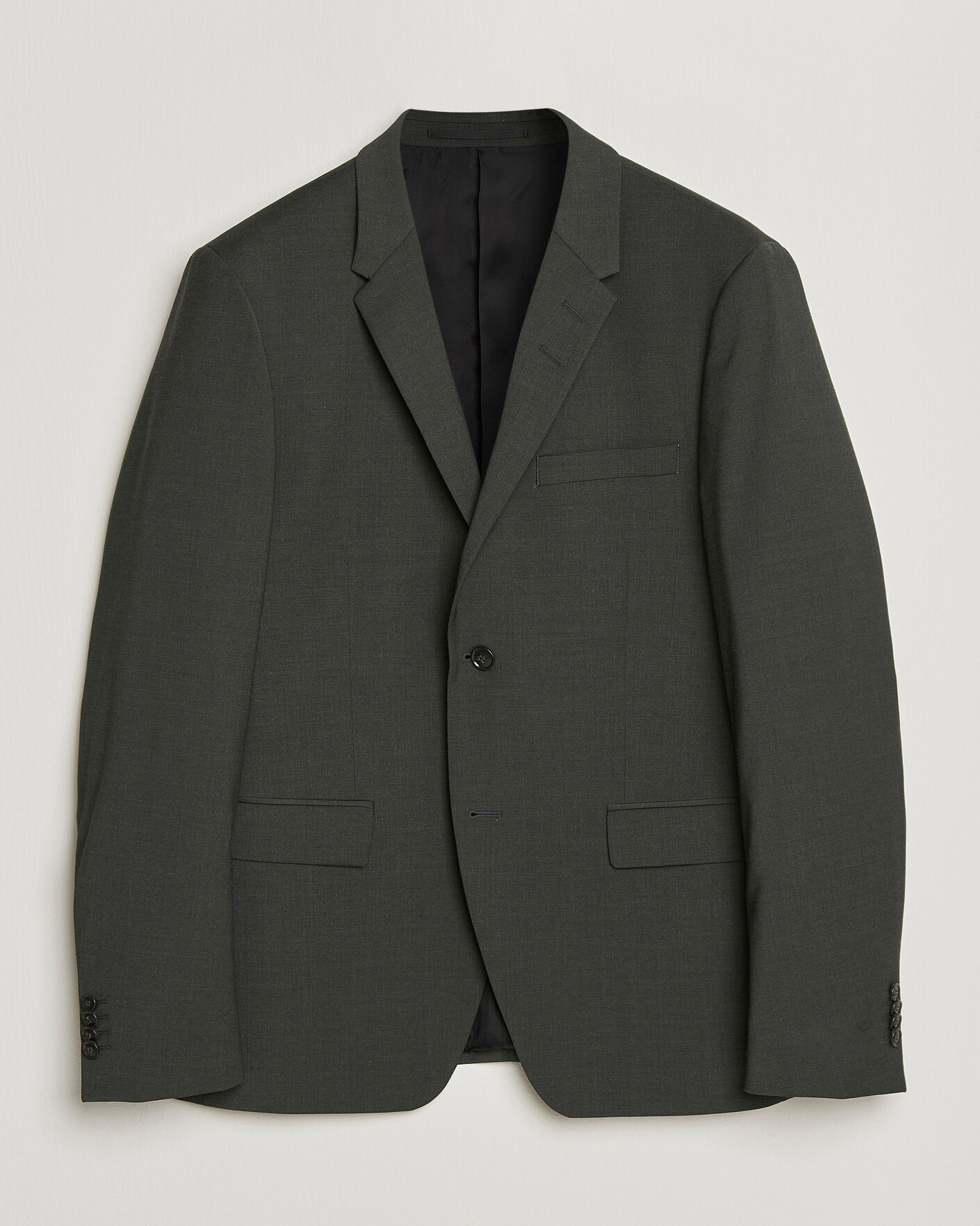 Mies | Pikkutakit | Tiger of Sweden | Jamie Wool Travel Suit Blazer Olive Extreme
