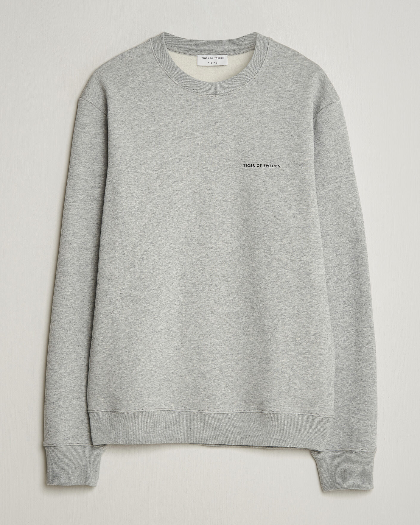 Mies | Puserot | Tiger of Sweden | Emerson Crew Neck Sweatshirt Grey Melange