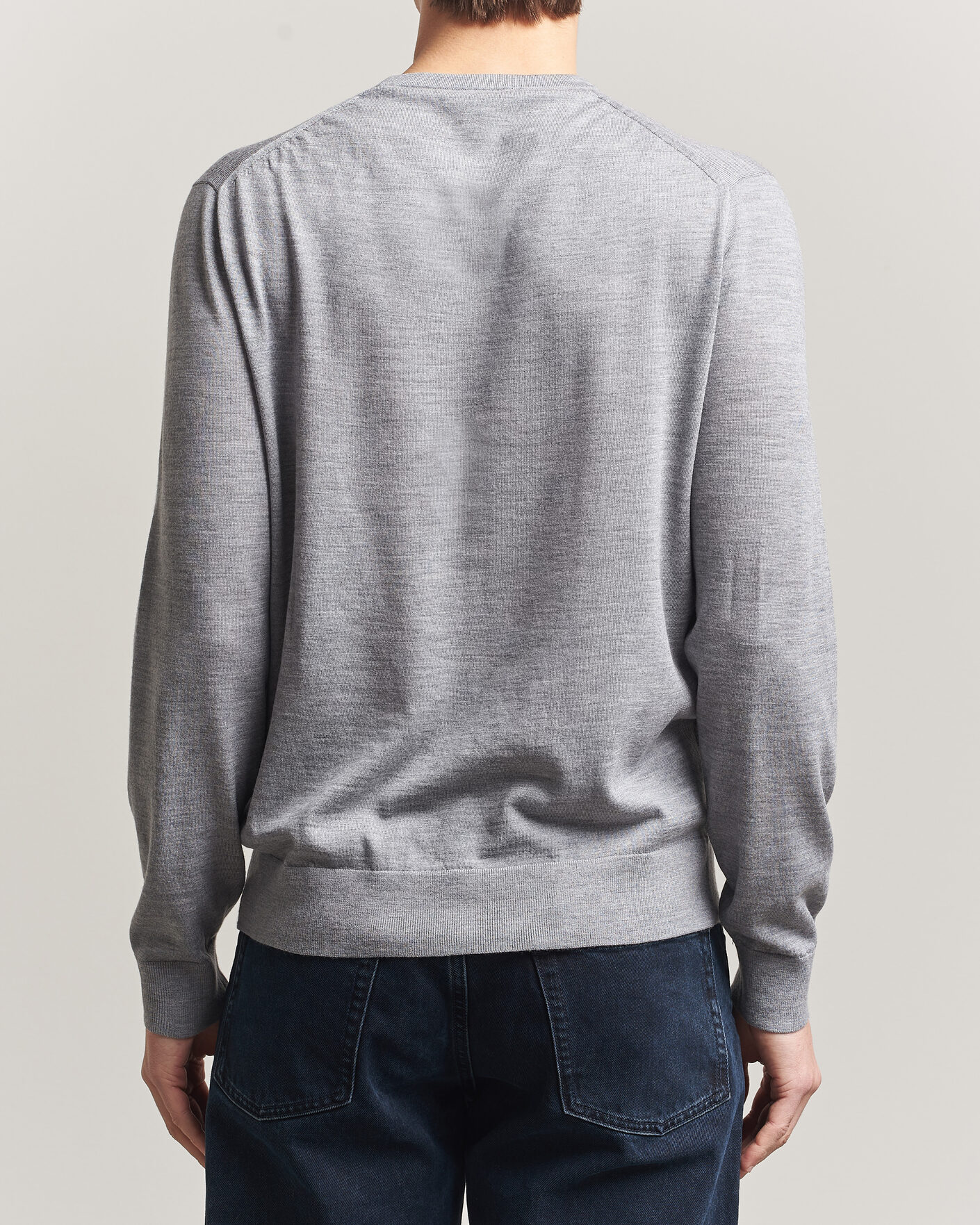 Mies | Puserot | Tiger of Sweden | Connor Crew Neck Pullover Grey Melange