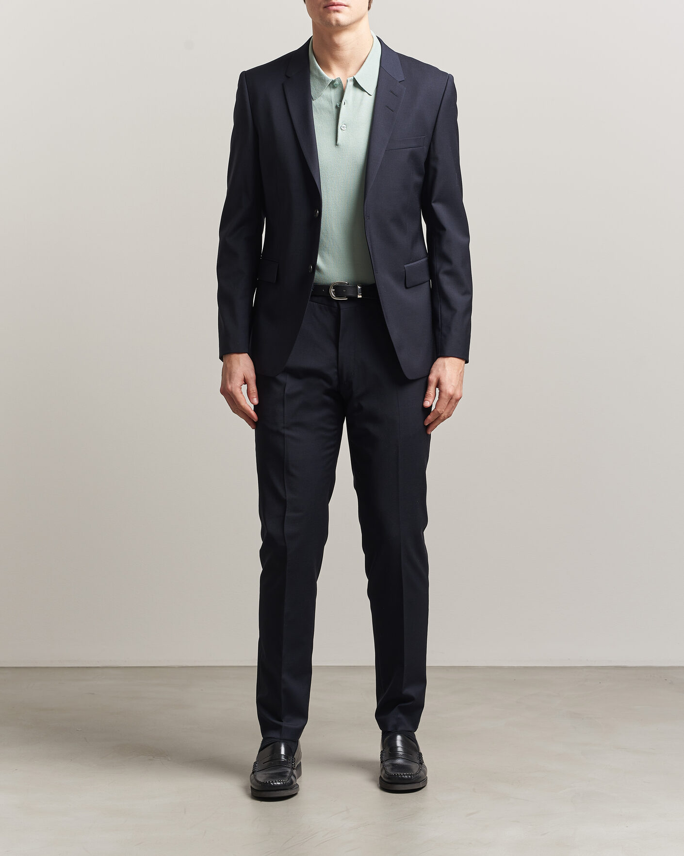 Mies | Housut | Tiger of Sweden | Tenuta Wool Travel Suit Trousers Dark Ink