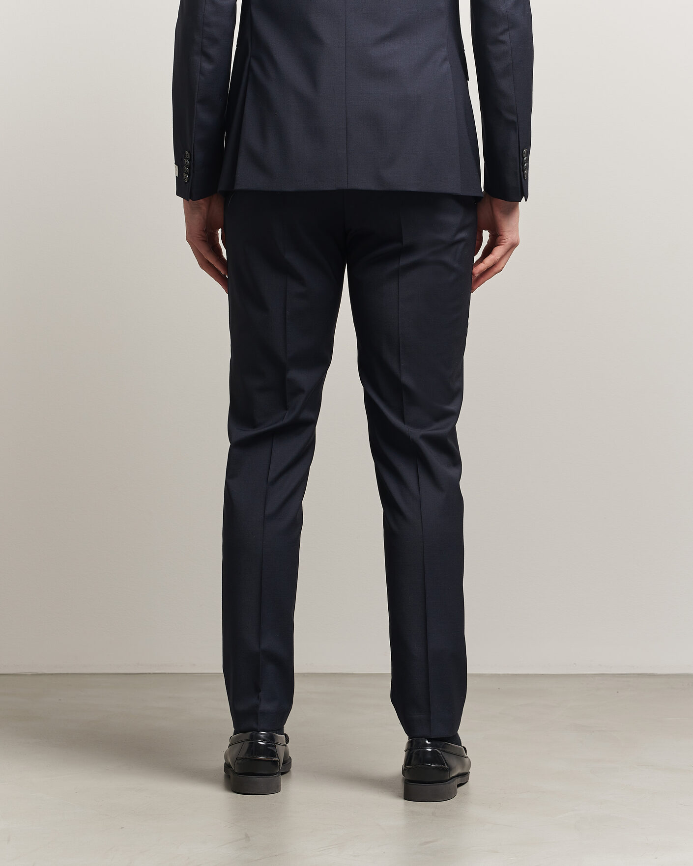 Mies | Housut | Tiger of Sweden | Tenuta Wool Travel Suit Trousers Dark Ink