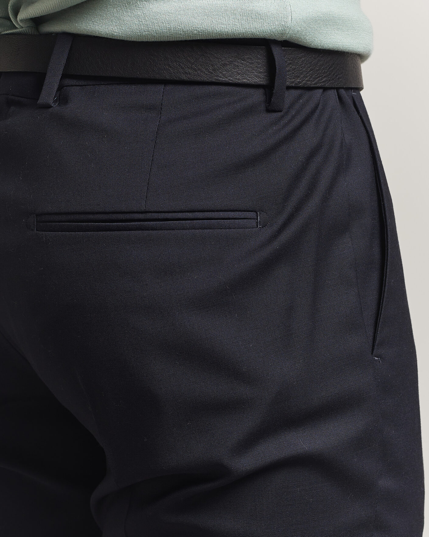 Mies | Housut | Tiger of Sweden | Tenuta Wool Travel Suit Trousers Dark Ink