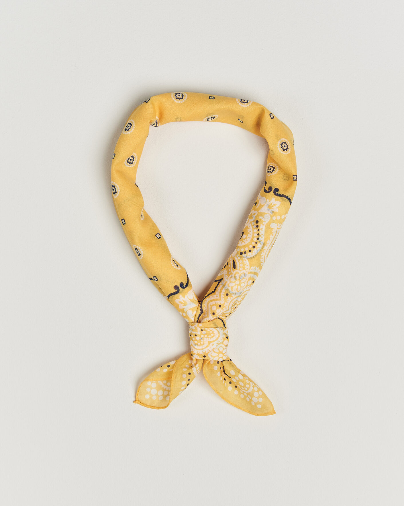 Mies | Huivit | Amanda Christensen | Cotton Voilé Medallion Bandana Yellow
