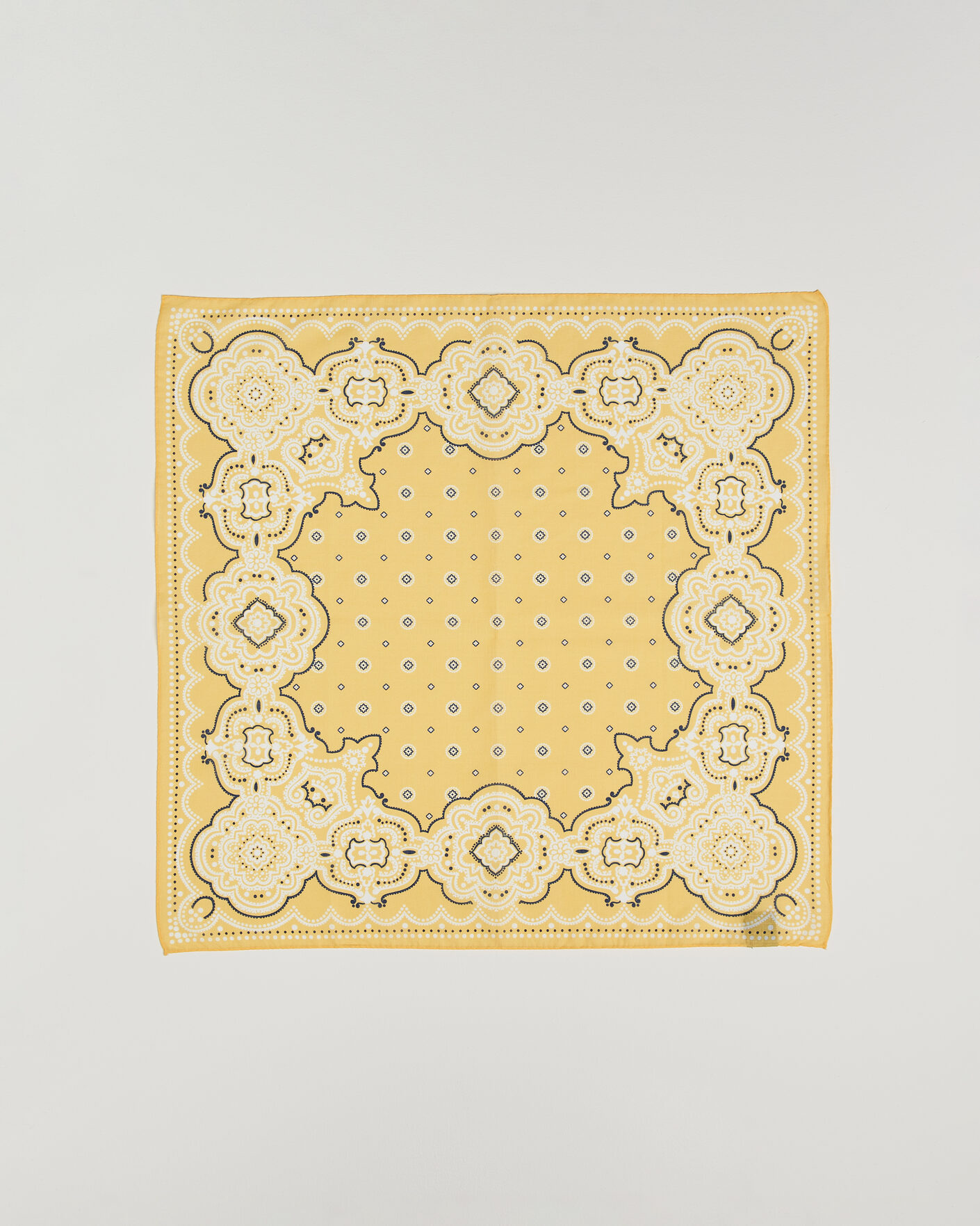 Mies | Huivit | Amanda Christensen | Cotton Voilé Medallion Bandana Yellow
