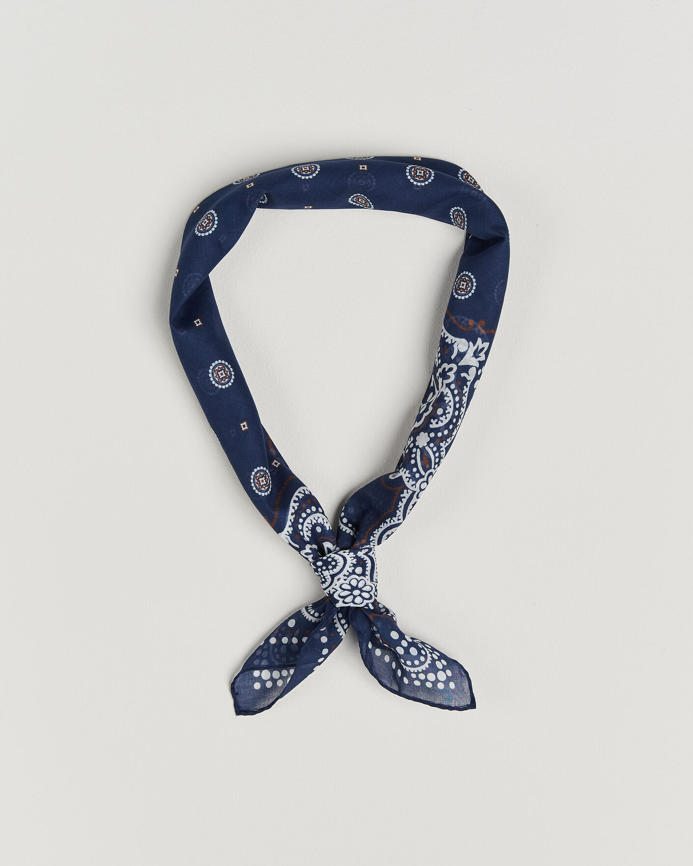Mies | Huivit | Amanda Christensen | Cotton Voilé Medallion Bandana Navy