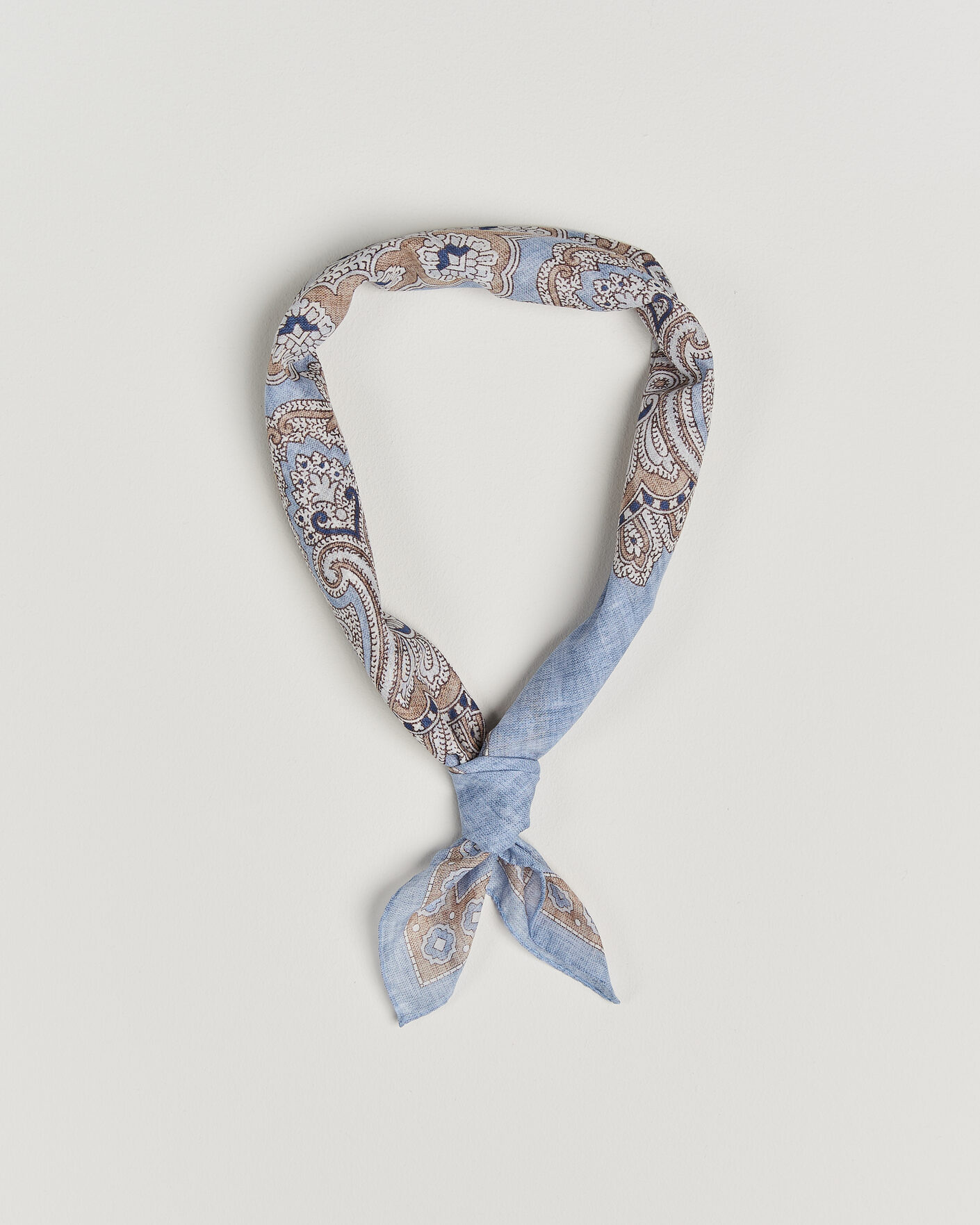 Mies | Huivit | Amanda Christensen | Cotton Voilé Large Paisley Bandana Blue