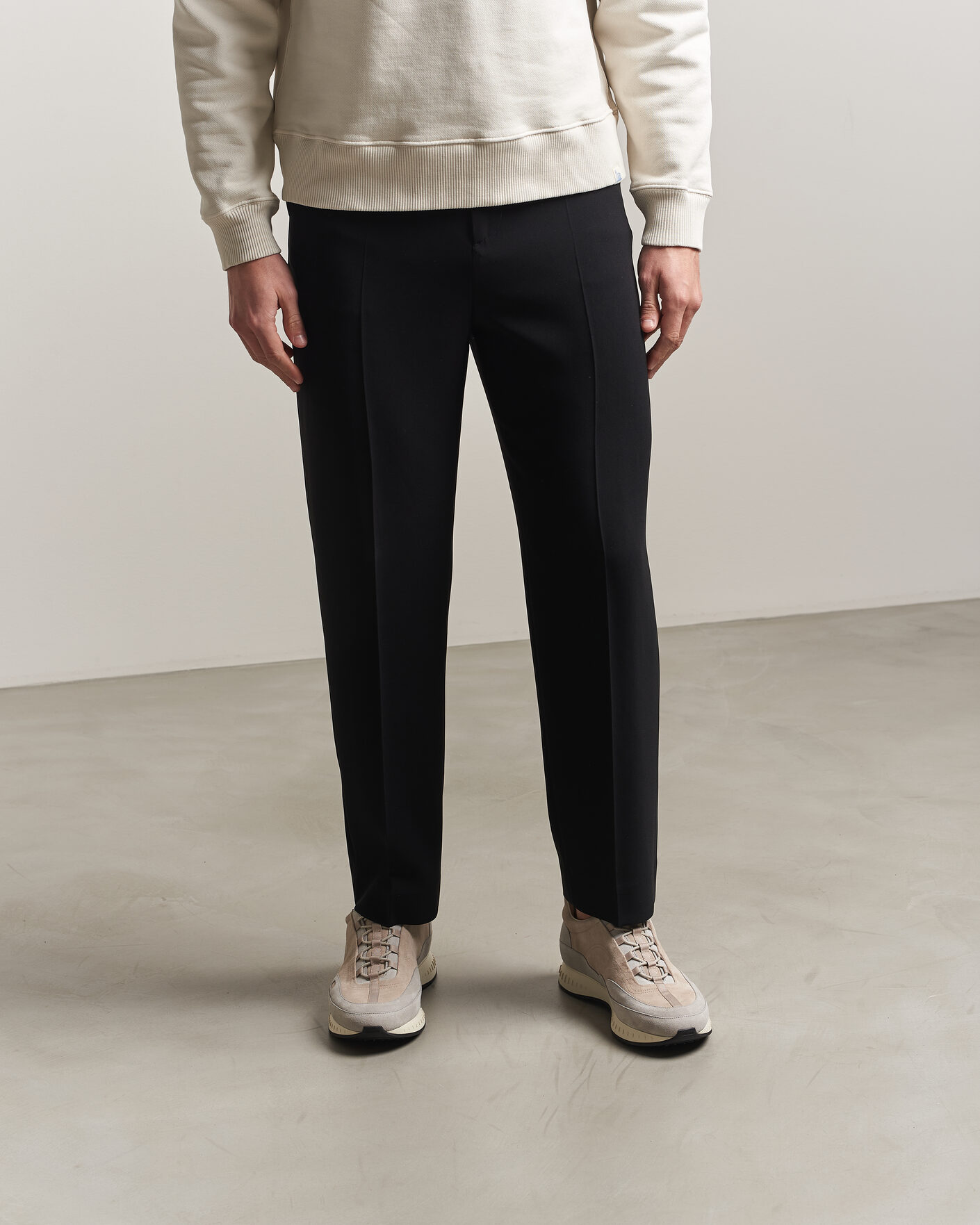 Mies | Tennarit | John Lobb | Laced Running Sneakers Sand Suede