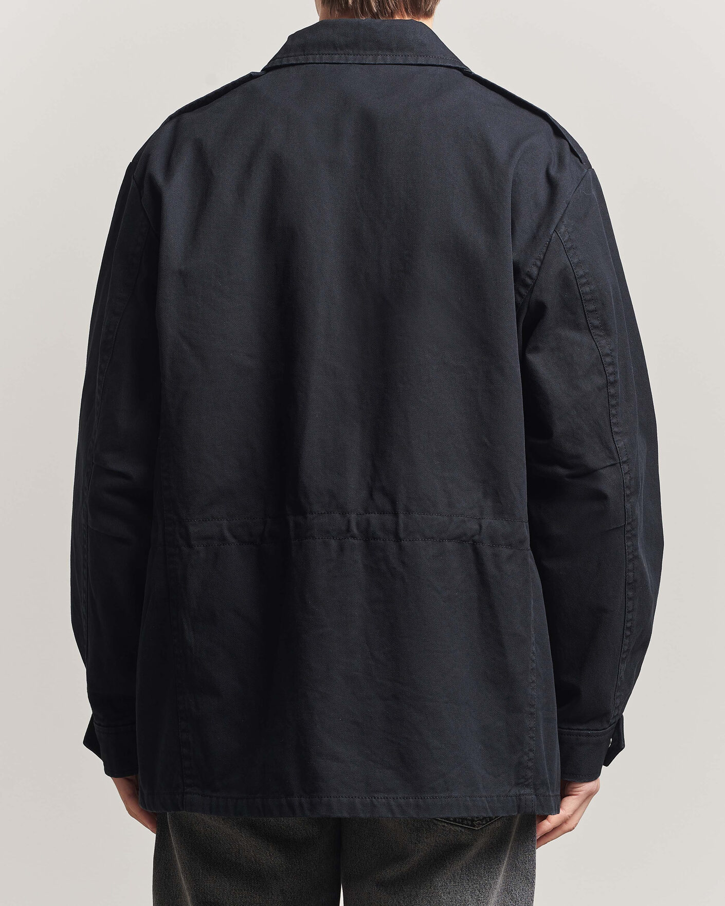 Mies | Takit | Filippa K | Cotton Field Jacket Black