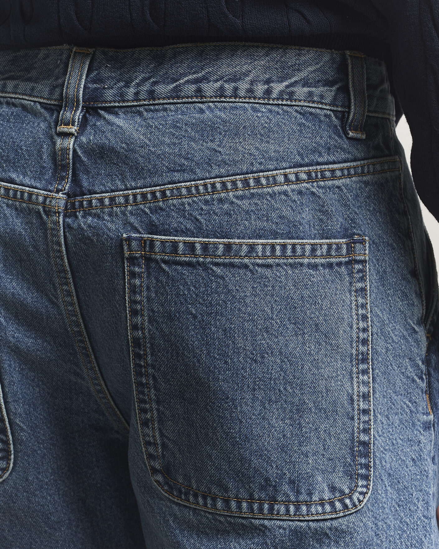 Mies | Farkut | Filippa K | Workwear Jeans Washed Mid Blue