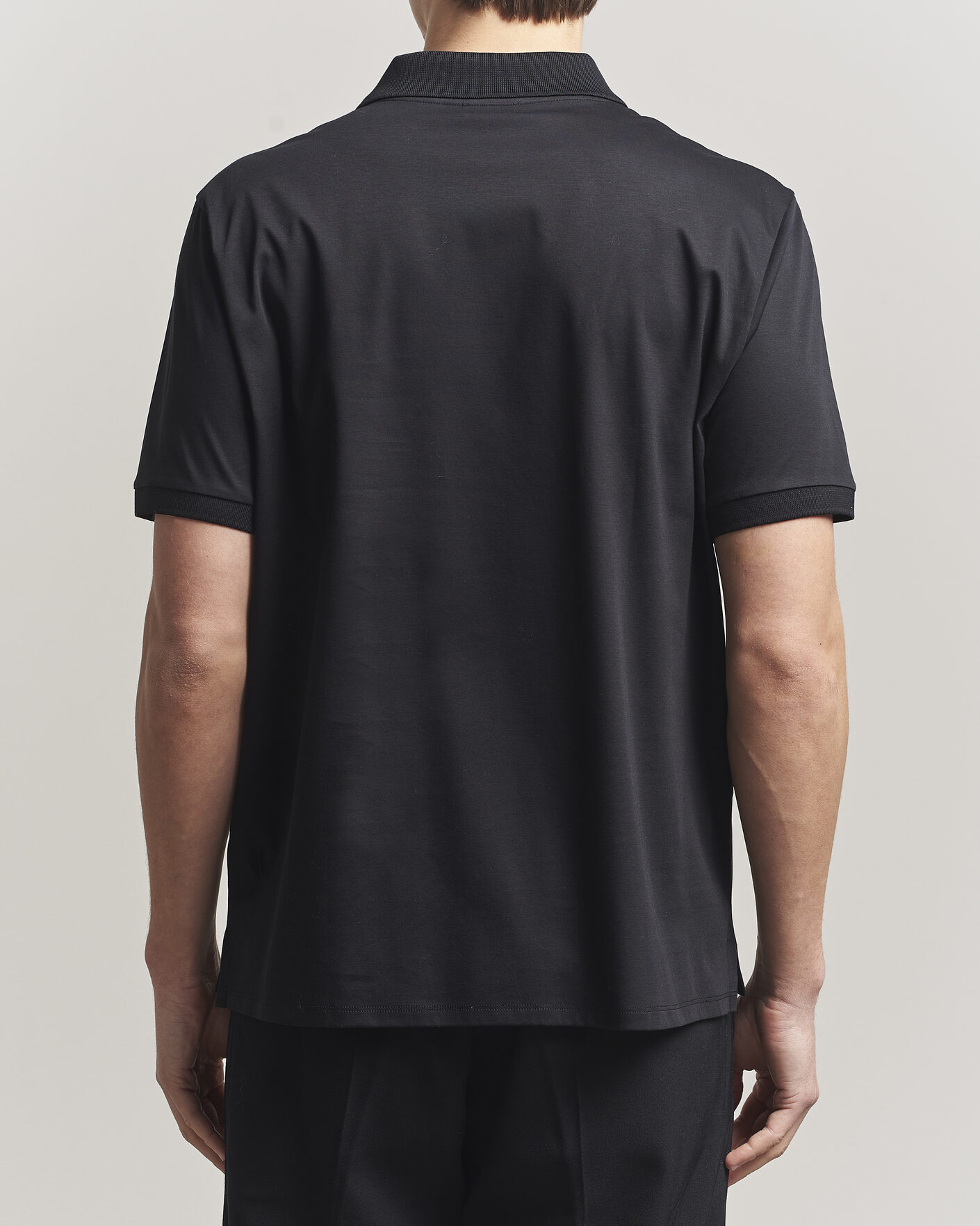 Mies | Pikeet | Filippa K | Technical Cotton Polo Black