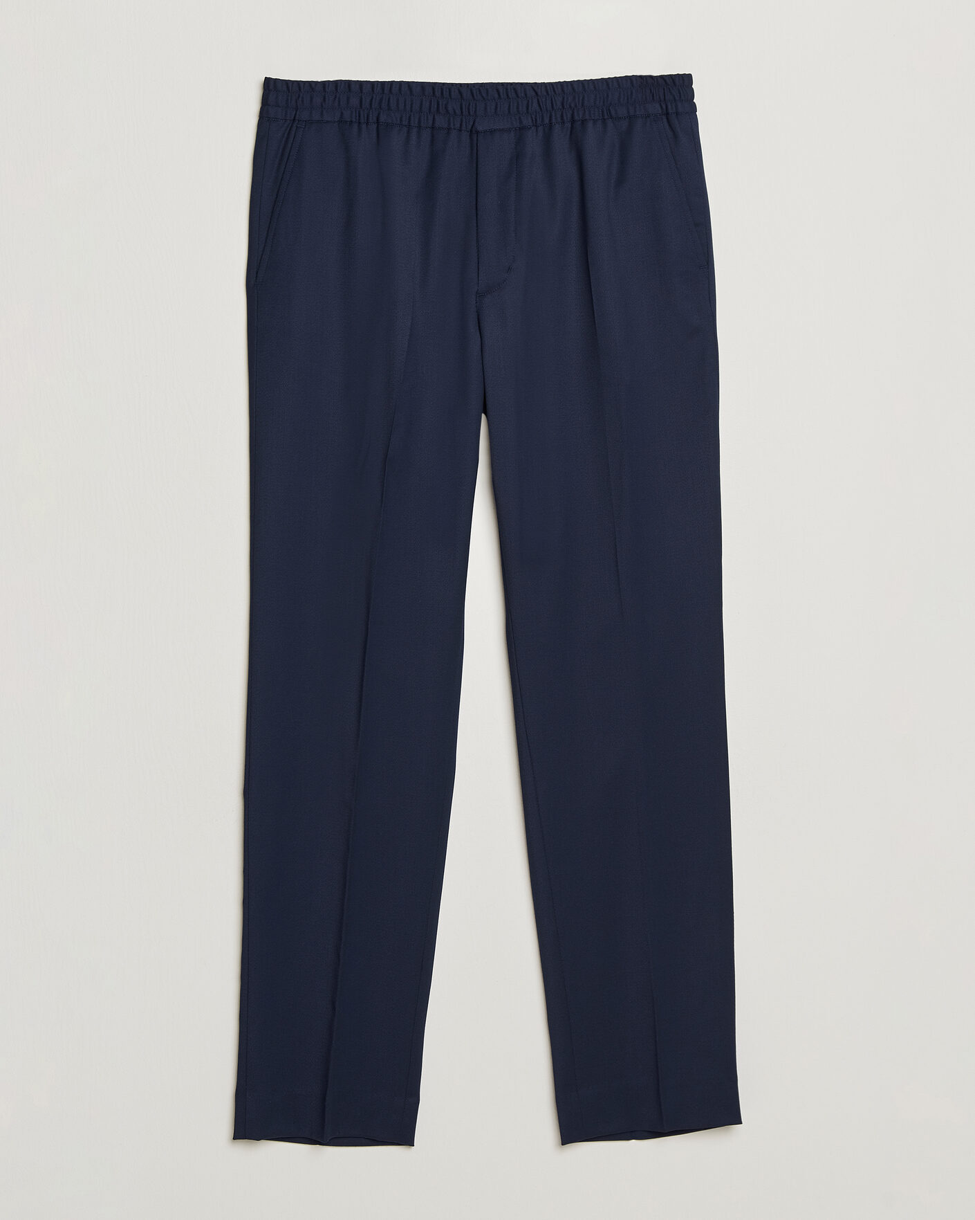 Mies | Housut | Filippa K | Theo Relaxed Wool Trousers Ink Navy