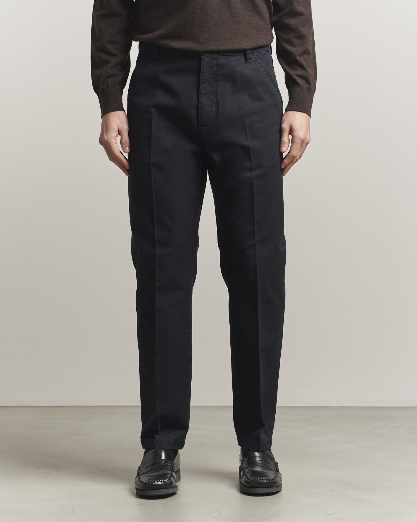 Mies | Housut | Filippa K | Carl Cotton Trousers Black
