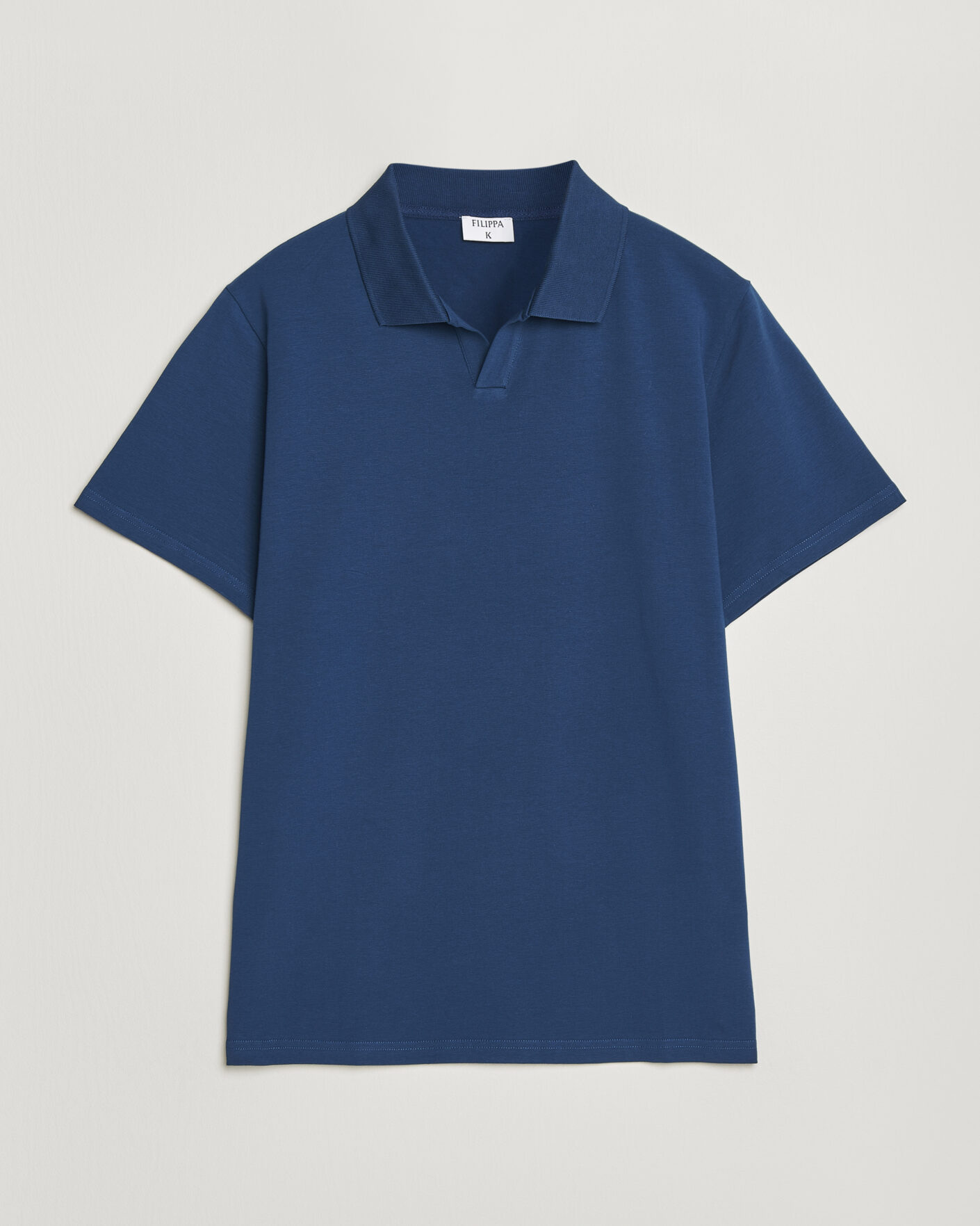 Mies | Pikeet | Filippa K | Soft Lycra Polo T-Shirt Night Teal
