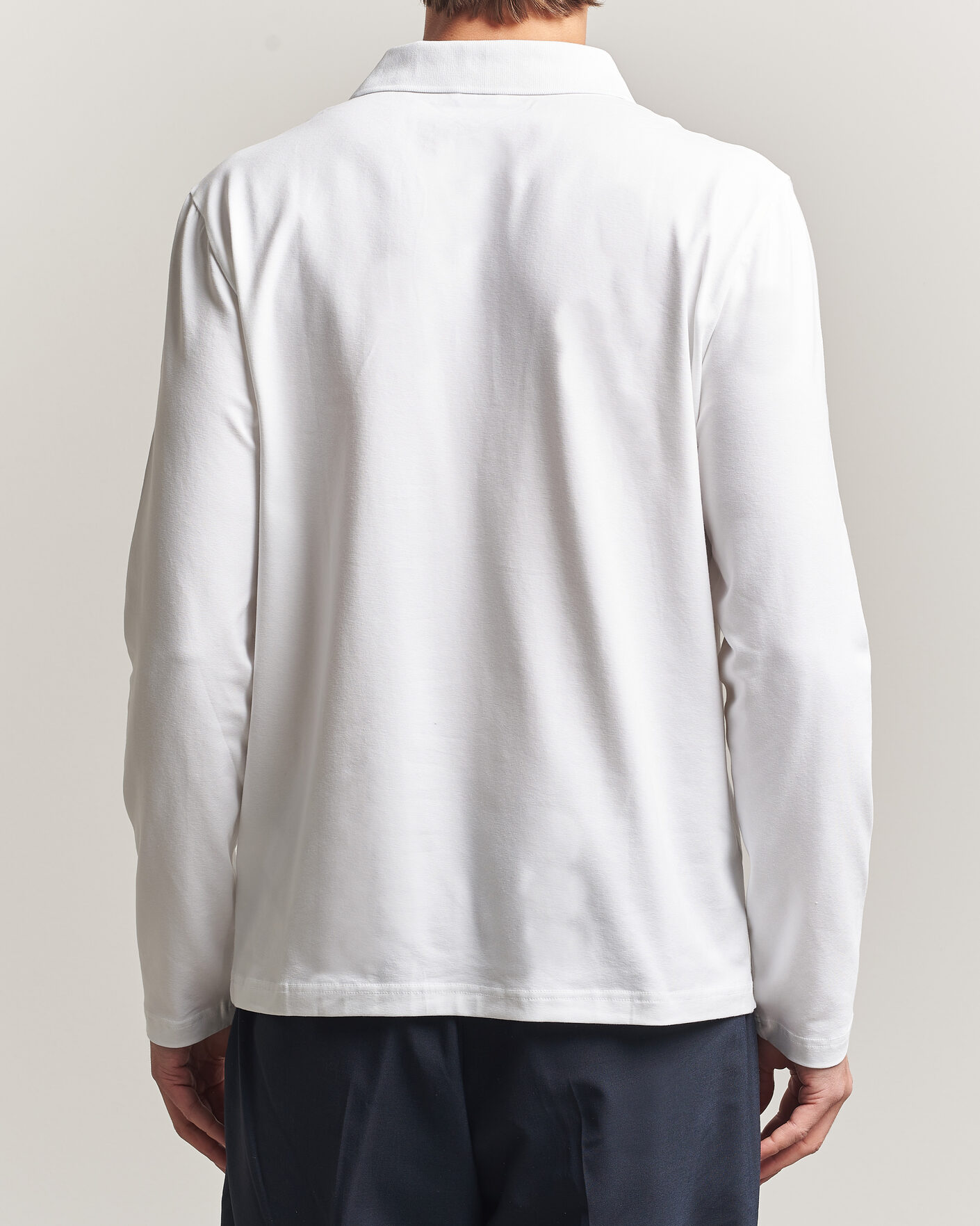 Mies | Pikeet | Filippa K | Luke Stretch Polo Shirt White