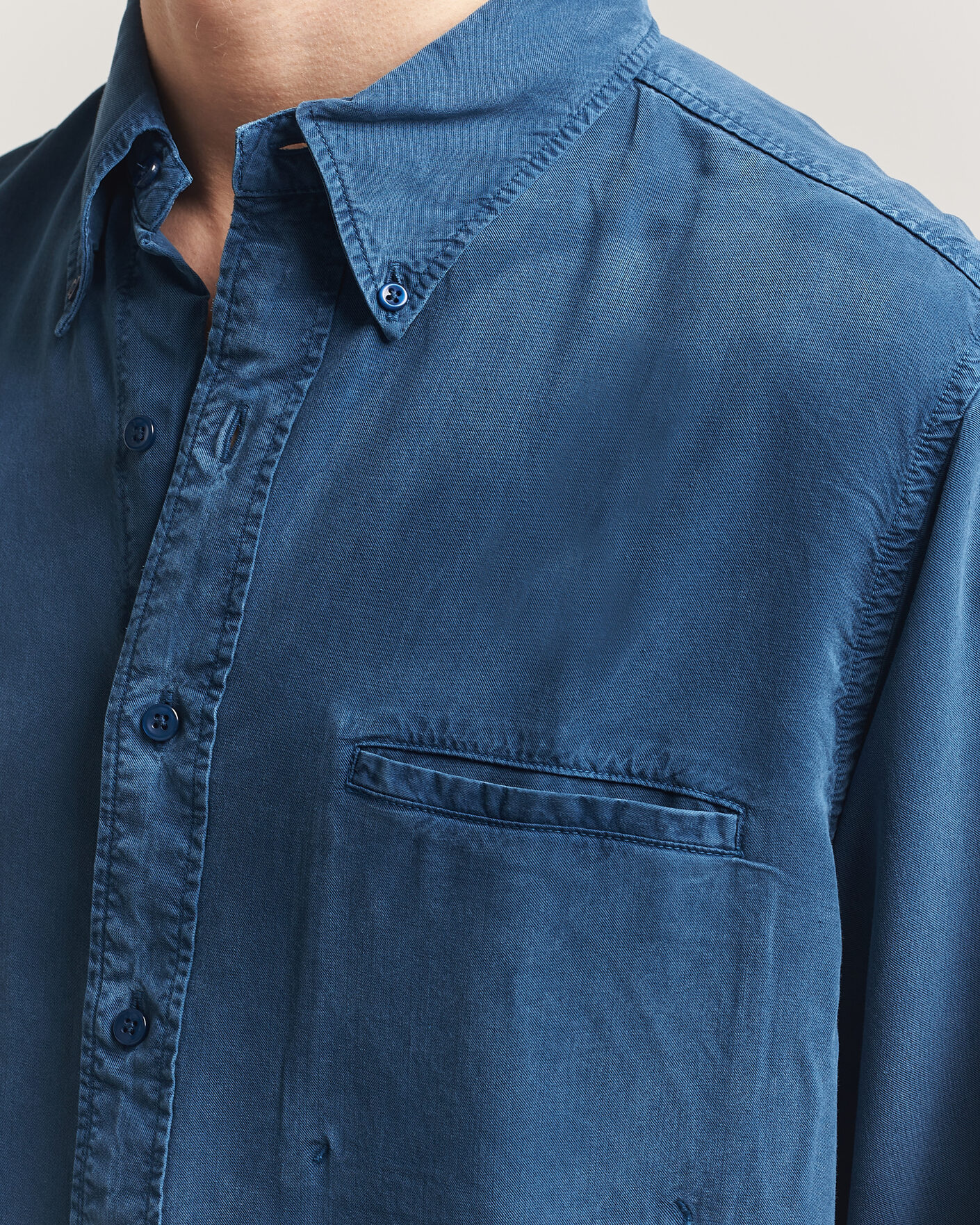 Mies | Kauluspaidat | Filippa K | Zack Lyocell Shirt Night Teal