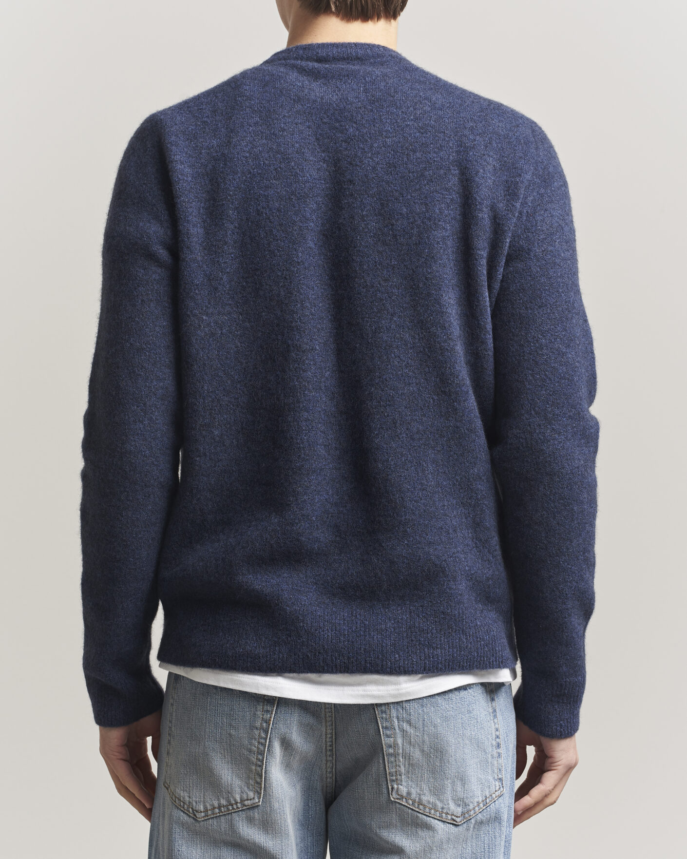 Mies | Puserot | Filippa K | Yak Knitted Sweater Night Teal