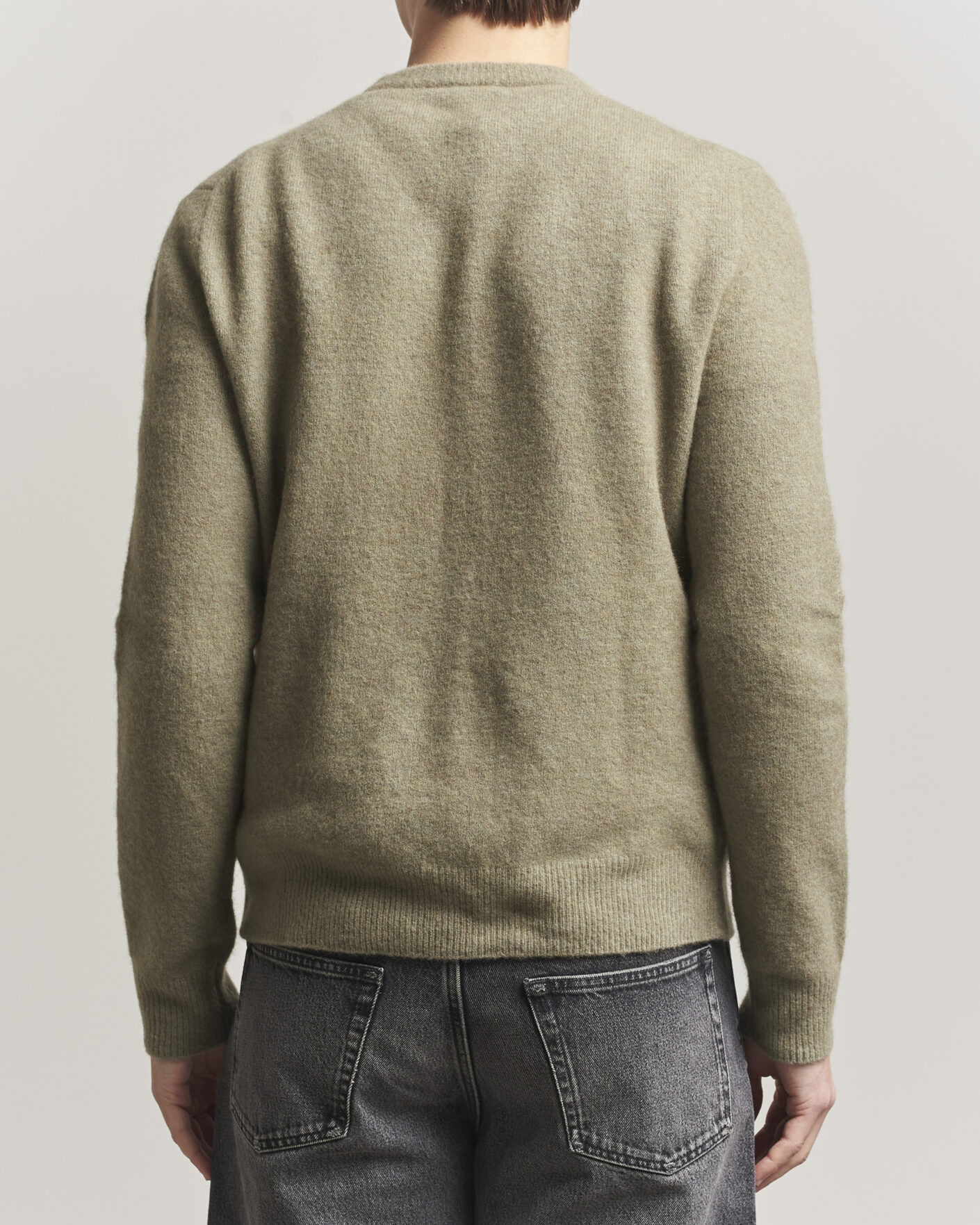 Mies | Puserot | Filippa K | Yak Knitted Sweater Light Green