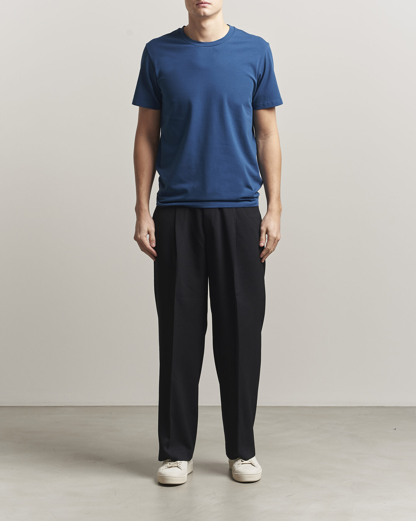 Mies | T-paidat | Filippa K | Soft Lycra T-Shirt Night Teal
