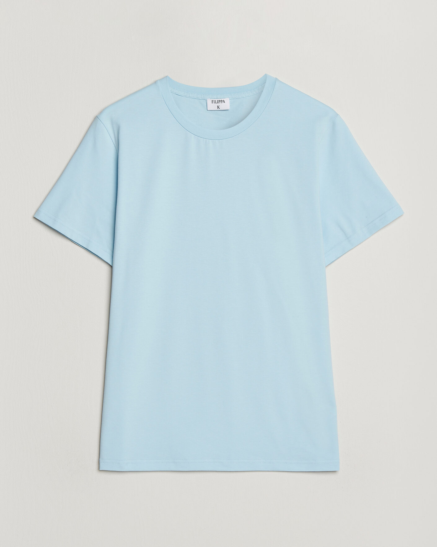Mies | T-paidat | Filippa K | Soft Lycra T-Shirt Frost Blue