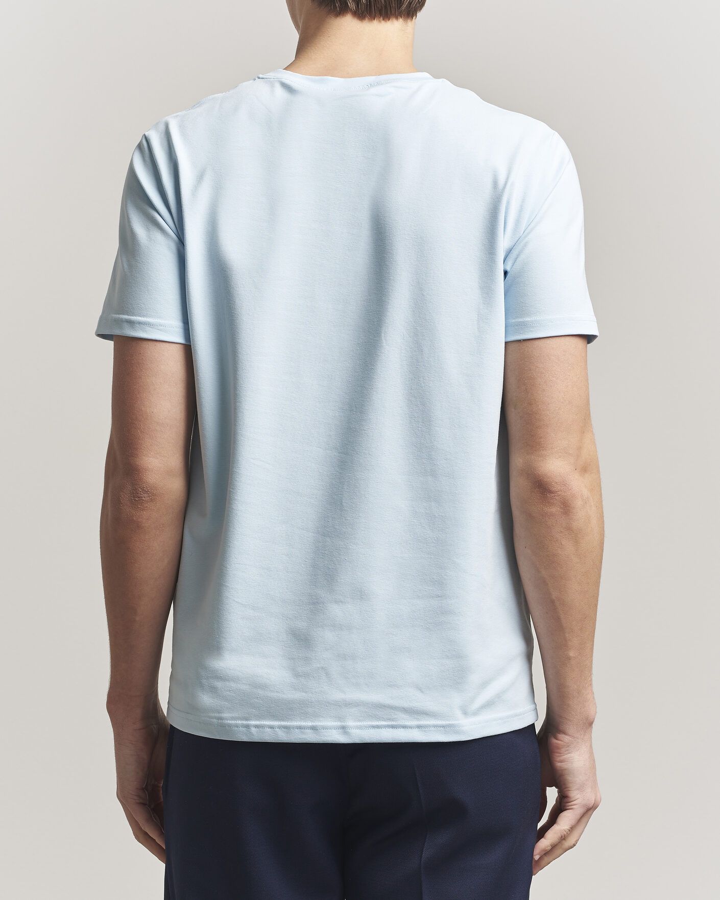 Mies | T-paidat | Filippa K | Soft Lycra T-Shirt Frost Blue