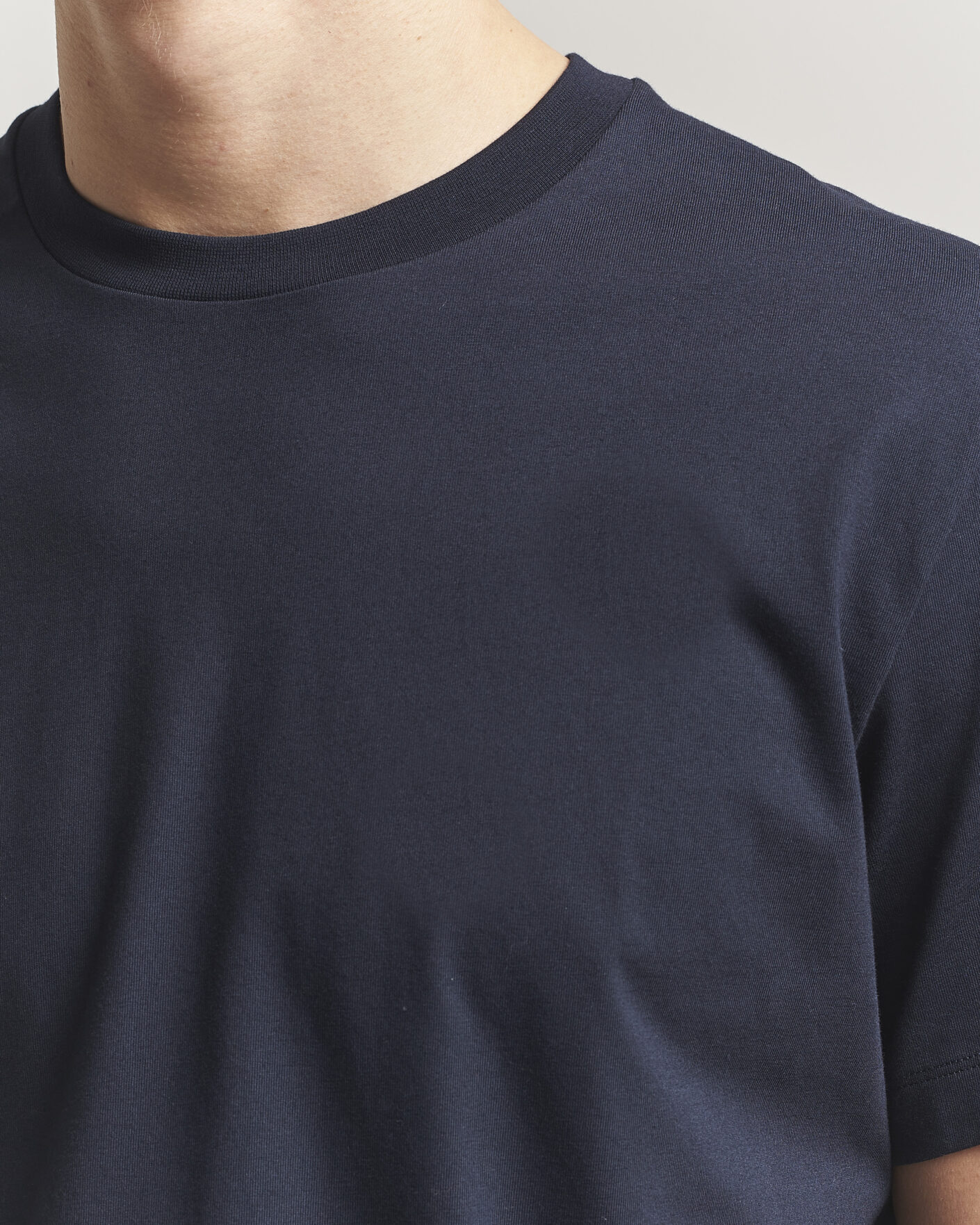Mies | T-paidat | Filippa K | Filip Crew Neck T-Shirt Navy