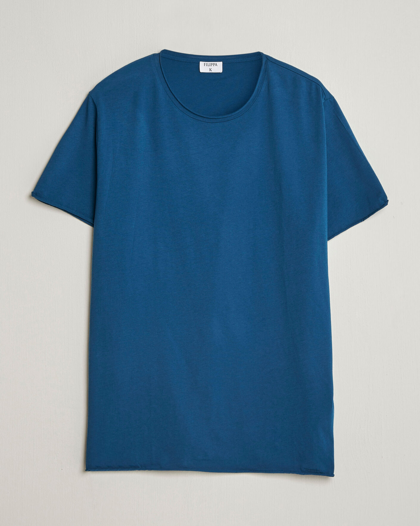 Mies | T-paidat | Filippa K | Roll Neck Crew Neck T-Shirt Night Teal