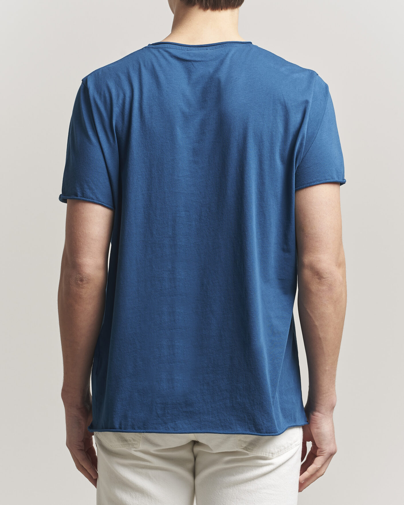 Mies | T-paidat | Filippa K | Roll Neck Crew Neck T-Shirt Night Teal