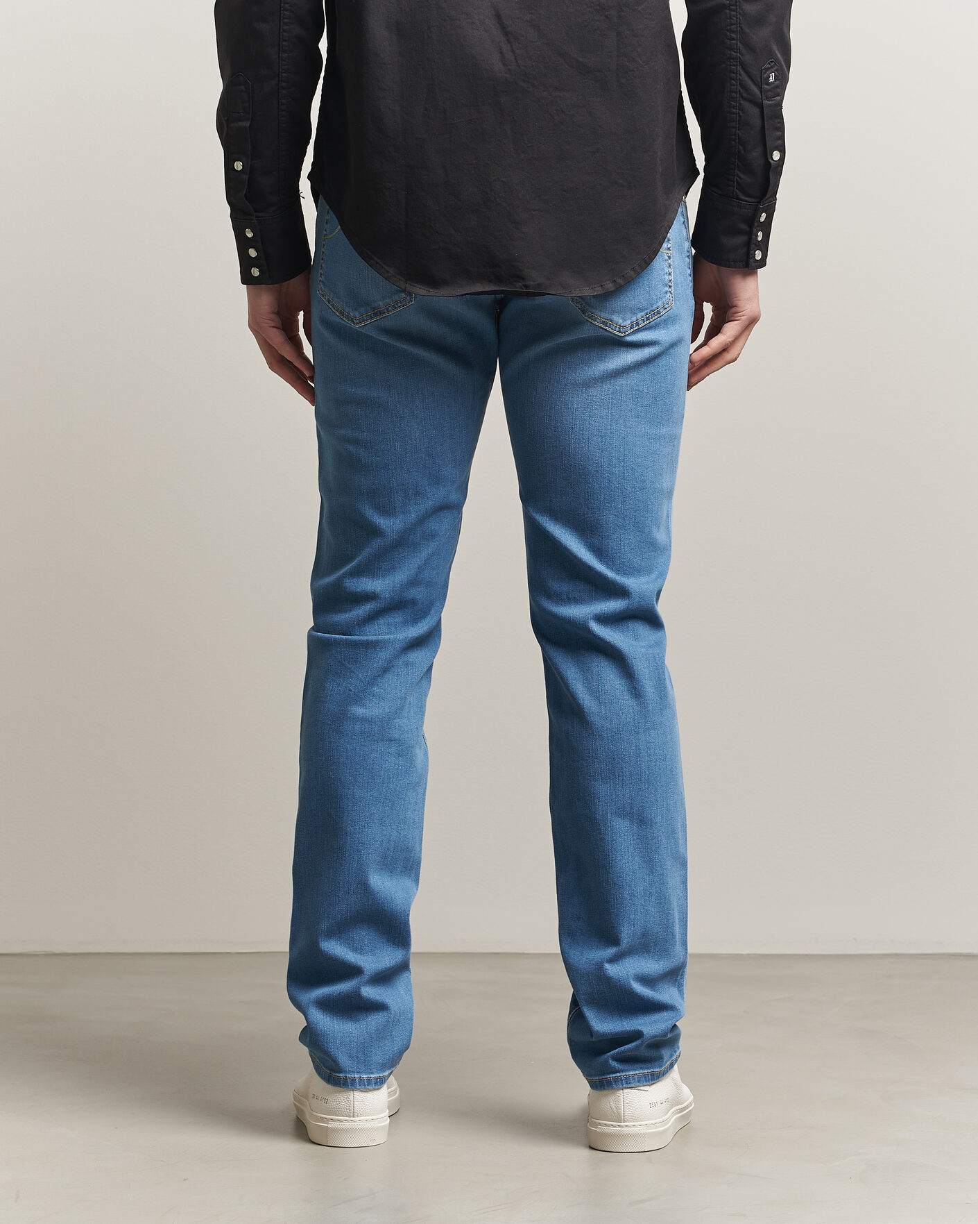Mies | Farkut | Jacob Cohën | Bard Slim Fit Stretch Jeans Super Light Blue