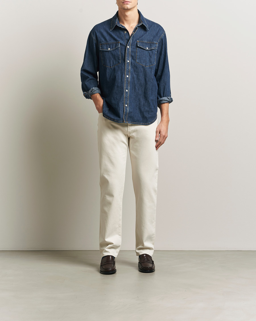 Mies | Farkut | Jacob Cohën | Edos Regular Straight Fit Bull Denim Jeans White