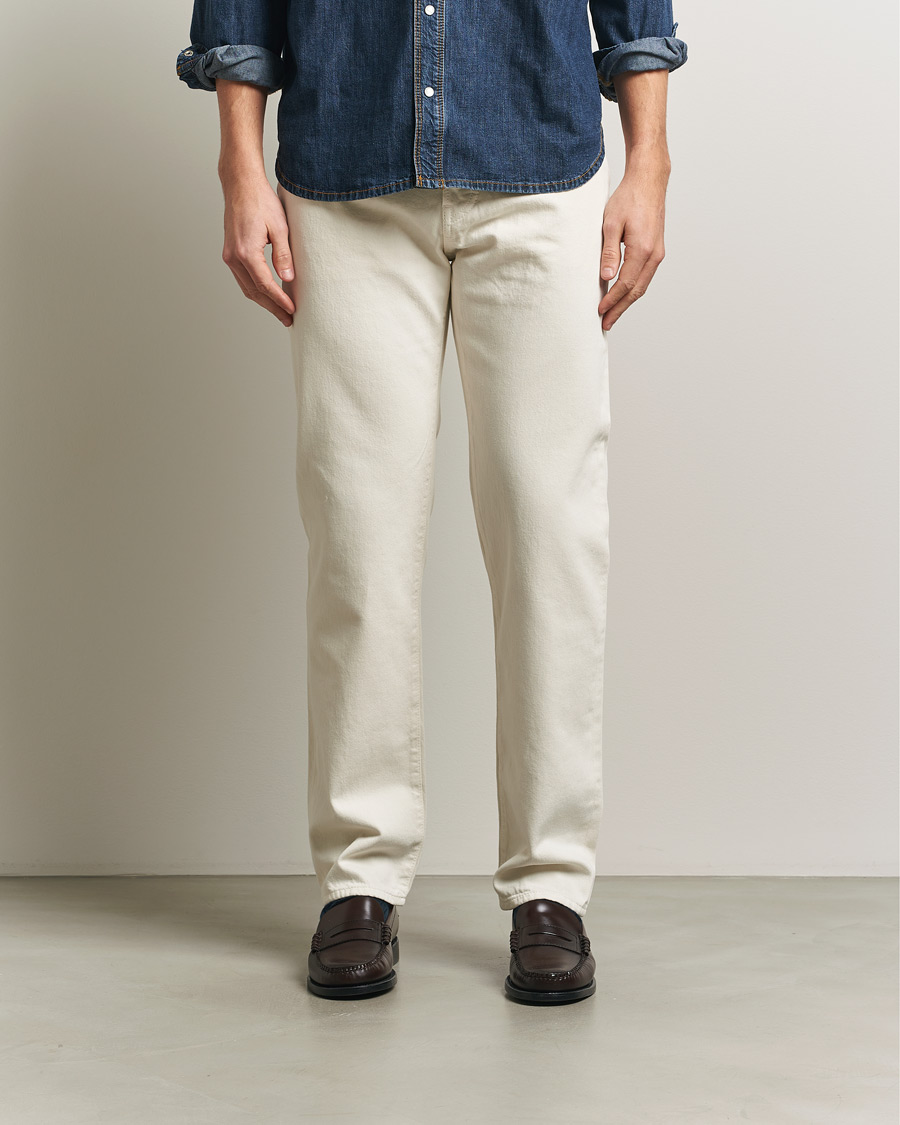 Mies | Farkut | Jacob Cohën | Edos Regular Straight Fit Bull Denim Jeans White