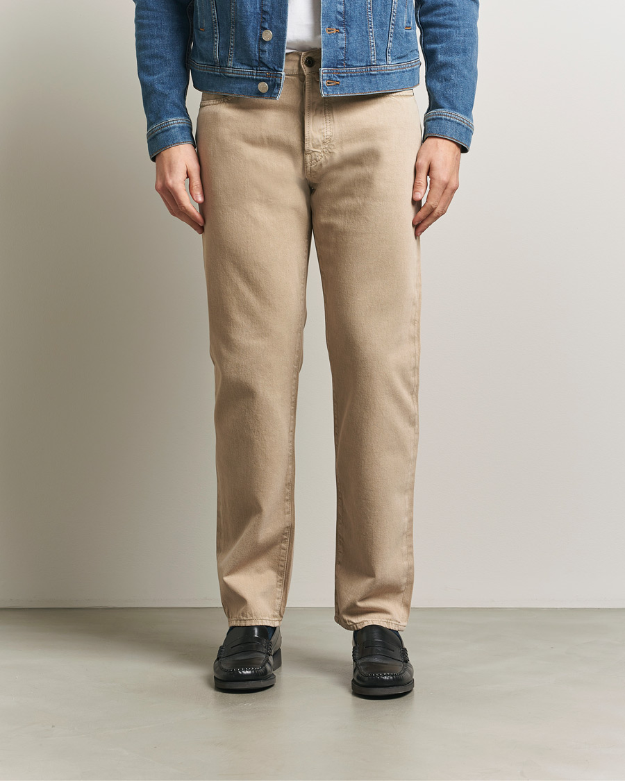 Mies | Housut | Jacob Cohën | Edos Regular Straight Fit Bull Denim Jeans Beige
