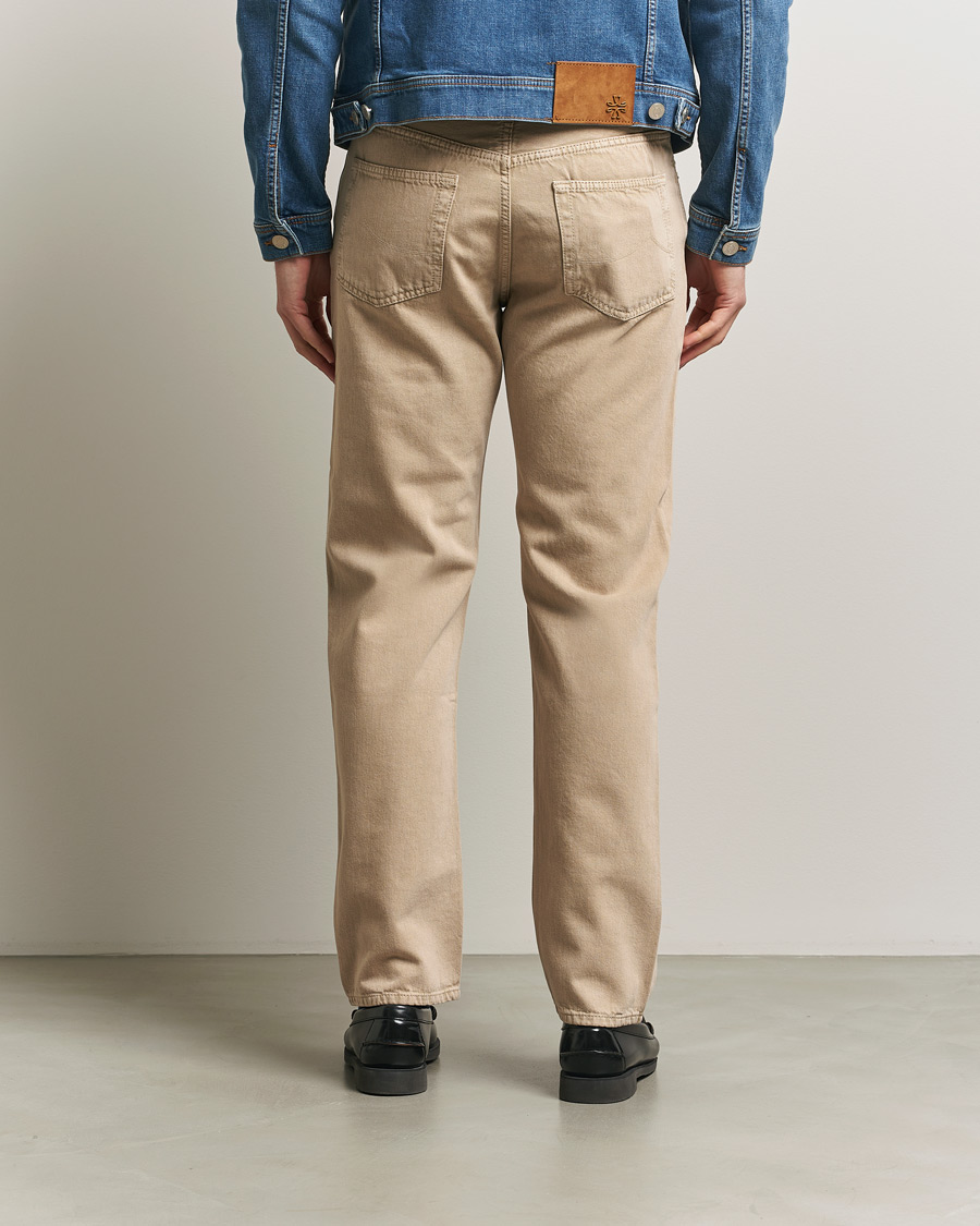 Mies | Housut | Jacob Cohën | Edos Regular Straight Fit Bull Denim Jeans Beige