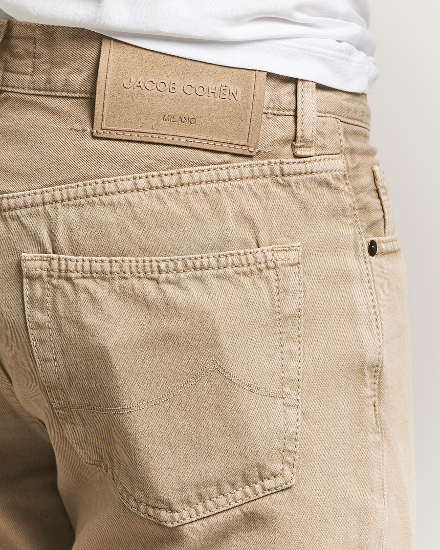 Mies | Farkut | Jacob Cohën | Edos Regular Straight Fit Bull Denim Jeans Beige