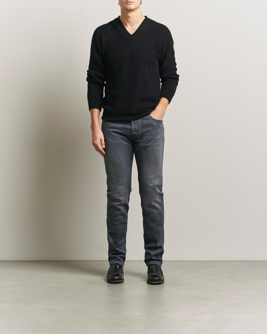Mies | Housut | Jacob Cohën | Bard Slim Fit Stretch Jeans Mid Grey