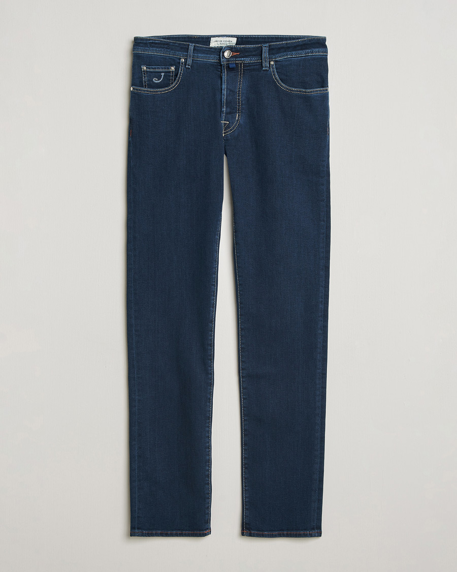 Mies | Housut | Jacob Cohën | Bard Slim Fit Stretch Jeans Dark Blue