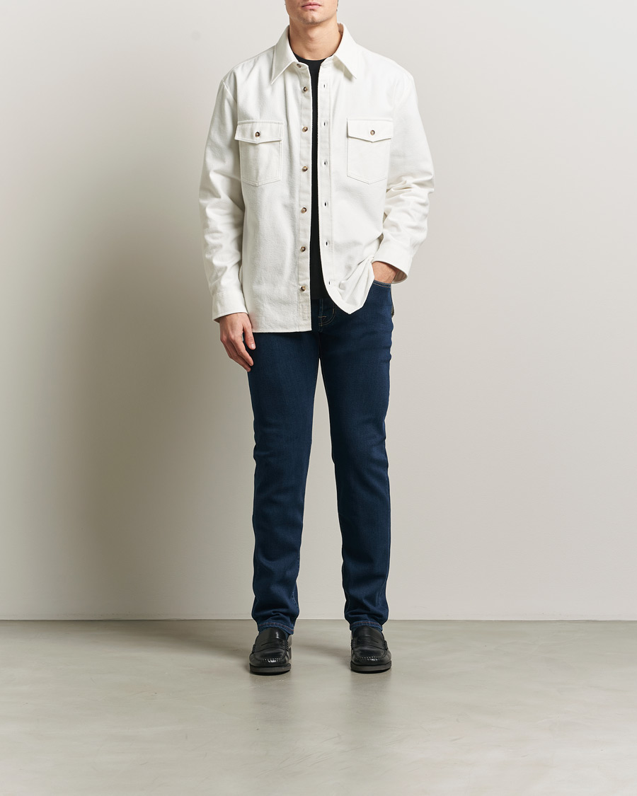 Mies | Farkut | Jacob Cohën | Bard Slim Fit Stretch Jeans Dark Blue