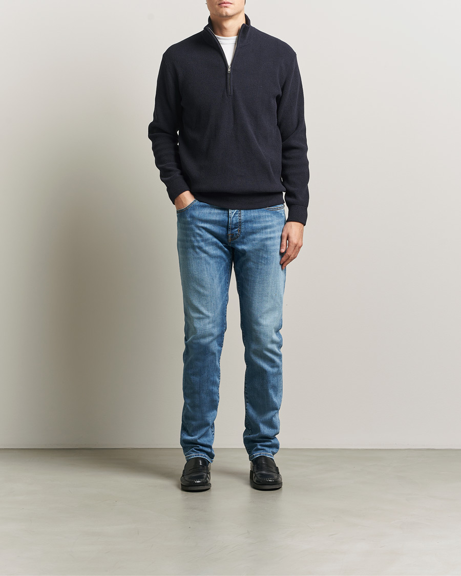 Mies | Farkut | Jacob Cohën | Bard Slim Fit Stretch Jeans Light Blue