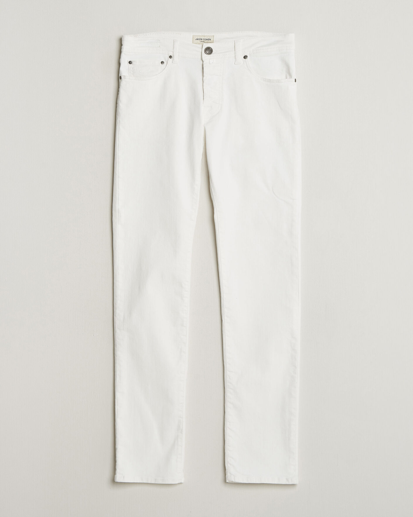Mies | Farkut | Jacob Cohën | Bard Slim Fit Bull Stretch Jeans White