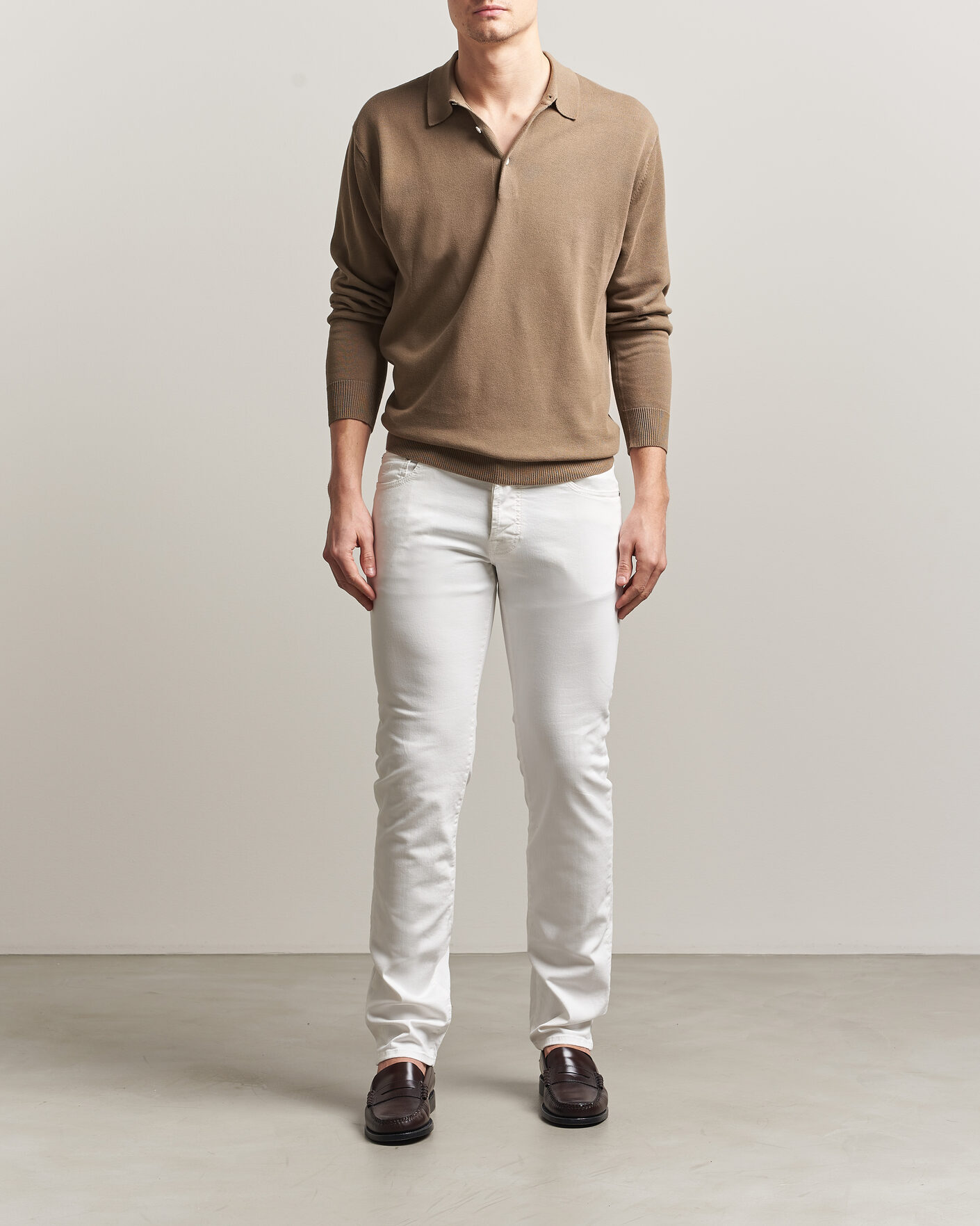 Mies | Farkut | Jacob Cohën | Bard Slim Fit Bull Stretch Jeans White