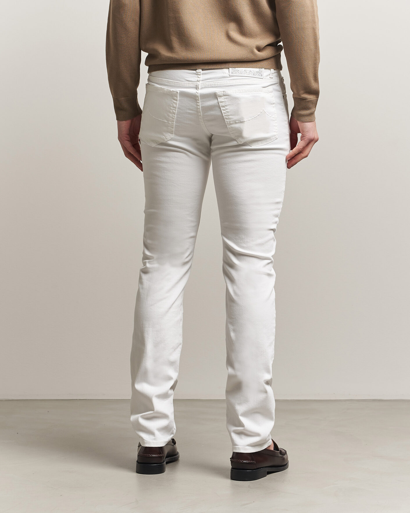 Mies | Farkut | Jacob Cohën | Bard Slim Fit Bull Stretch Jeans White