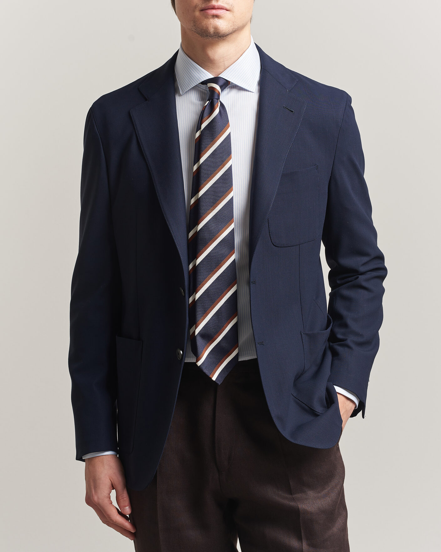 Mies | Pikkutakit | Canali | Unconstructed Impeccabile Wool Blazer Navy