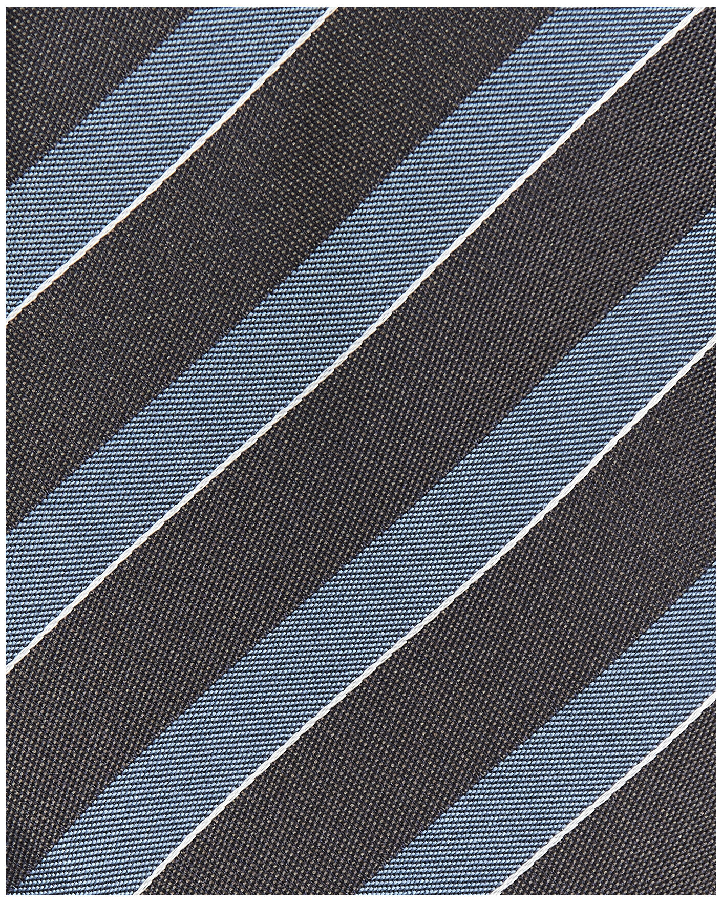 Mies | Solmiot | Canali | Regimental Stripe Silk Tie Brown/Blue