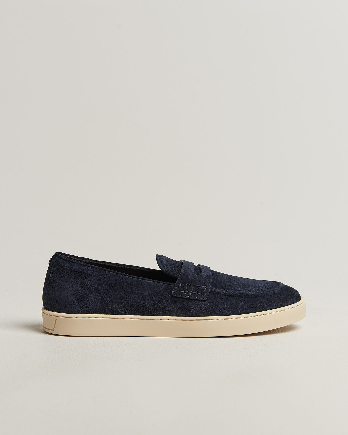 Mies | Loaferit | Canali | Summer Loafers Navy Suede