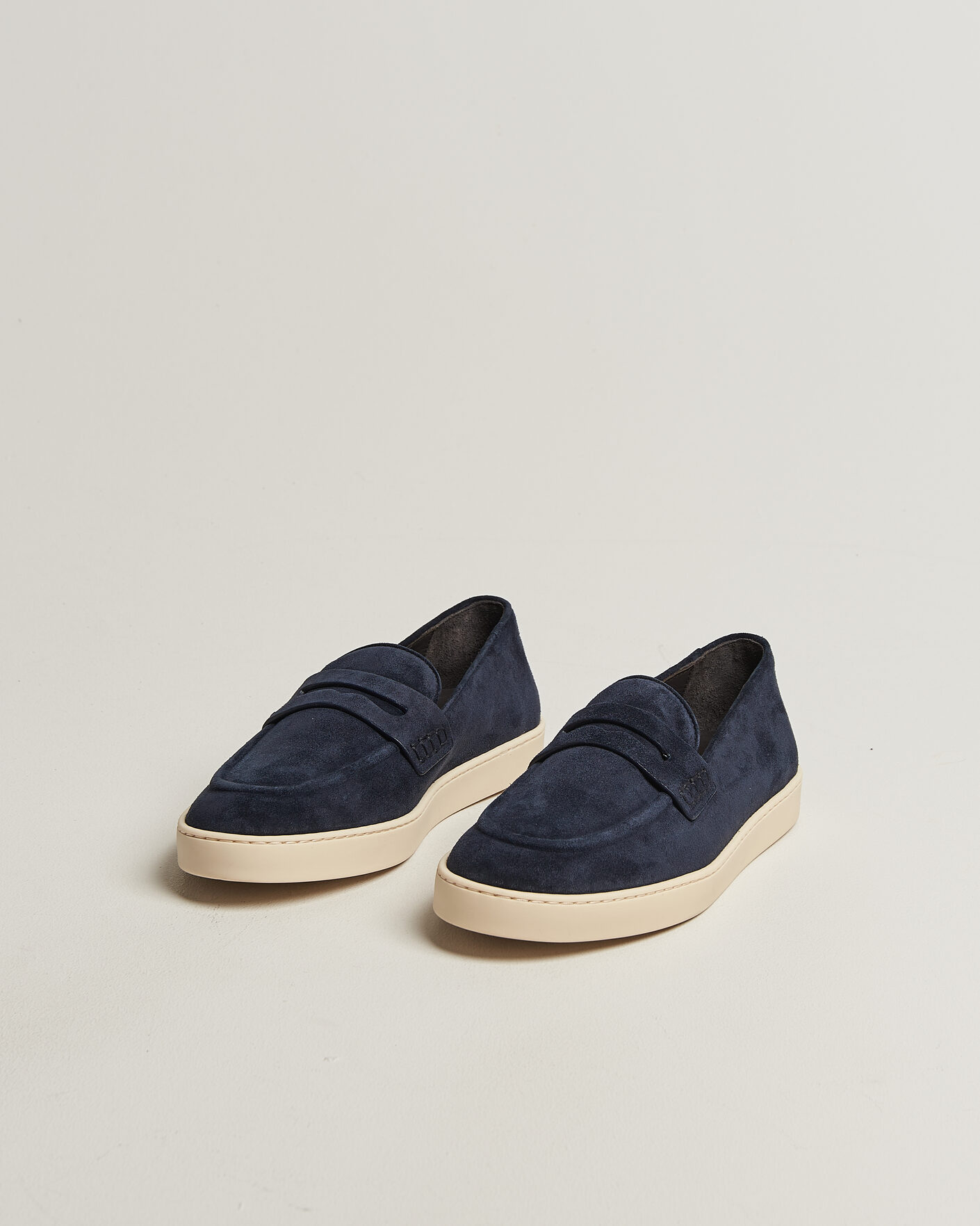 Mies | Loaferit | Canali | Summer Loafers Navy Suede