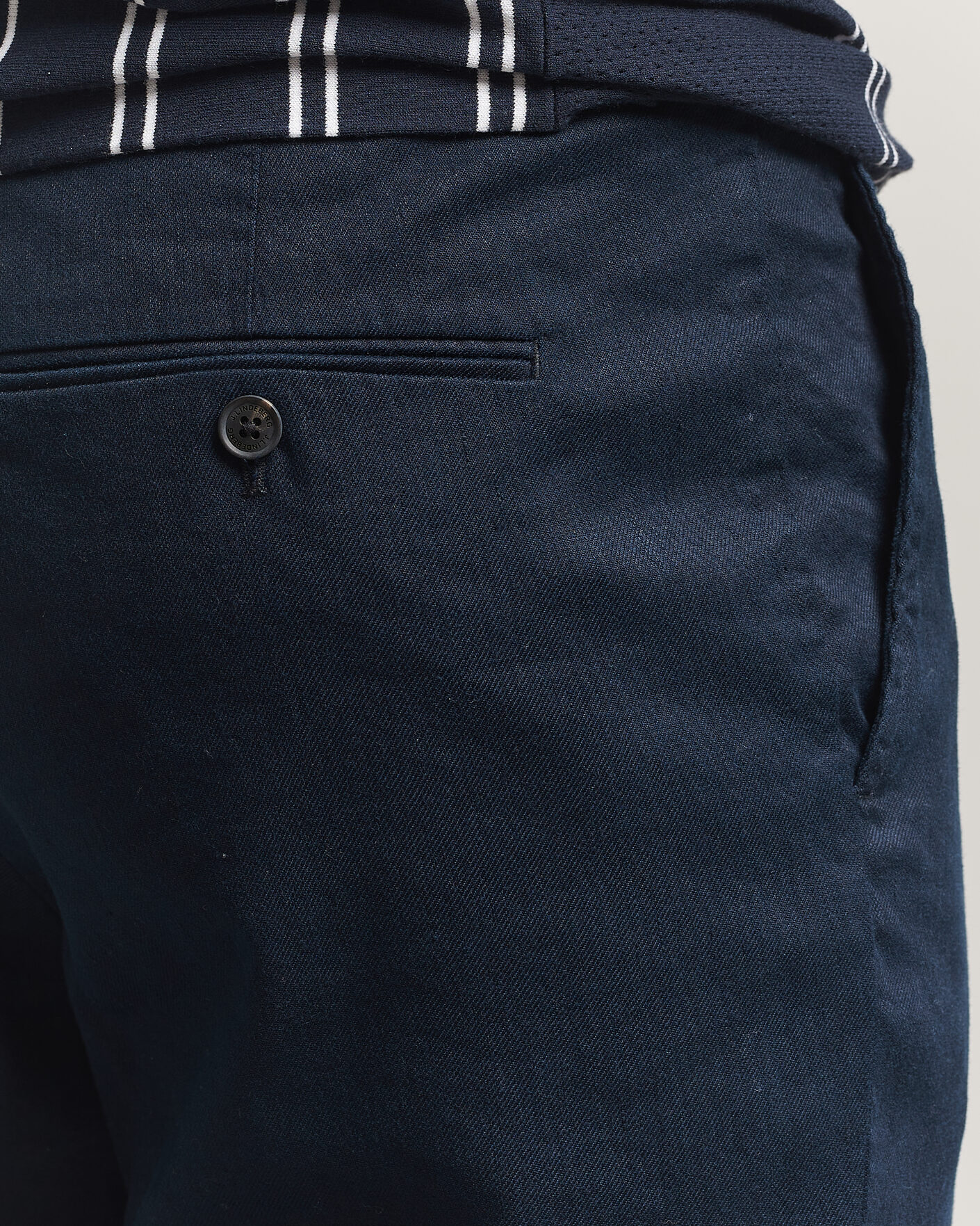 Mies | Housut | J.Lindeberg | Logan Stretch Linen Pants JL Navy