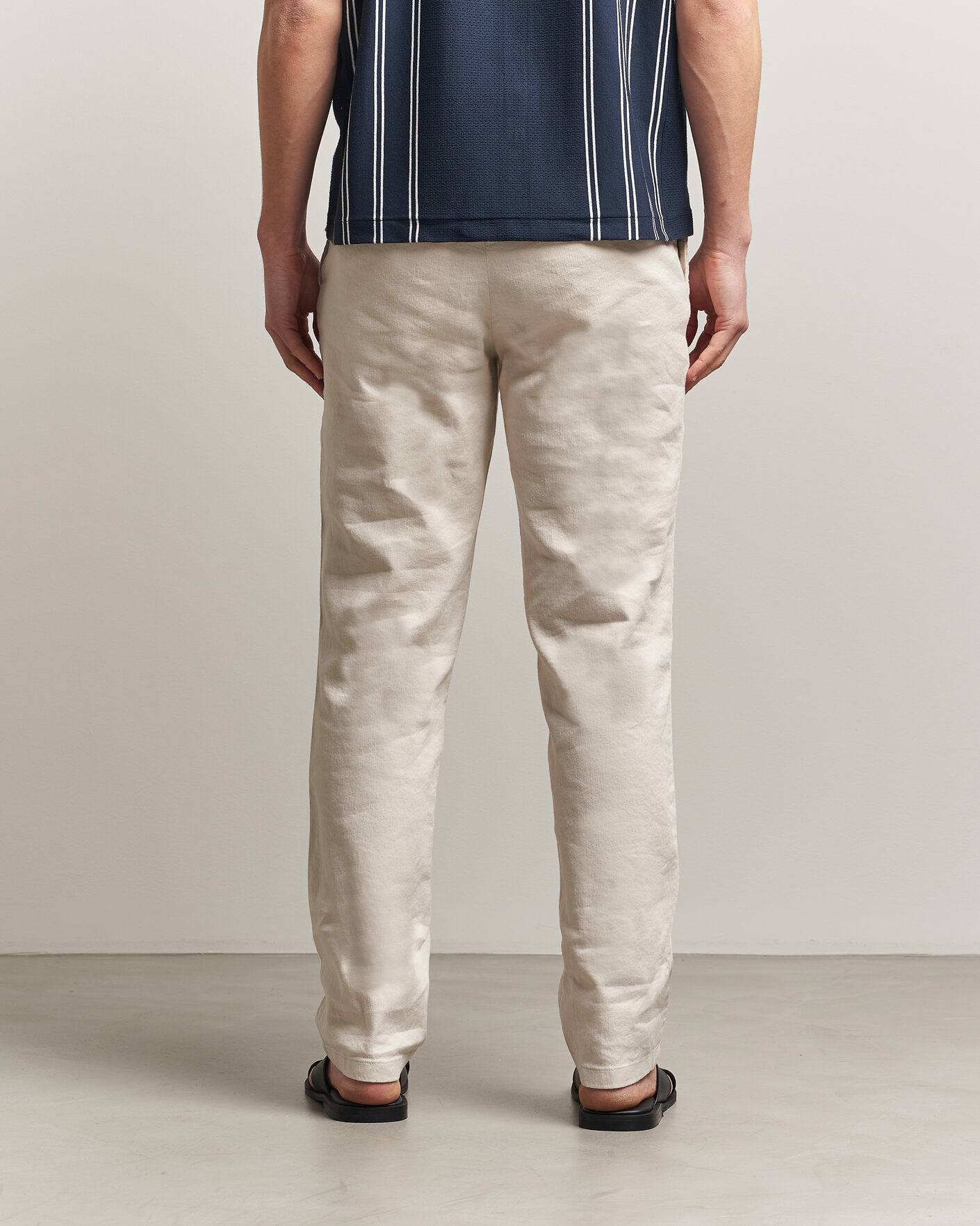 Mies | Housut | J.Lindeberg | Logan Stretch Linen Pants Moonbeam