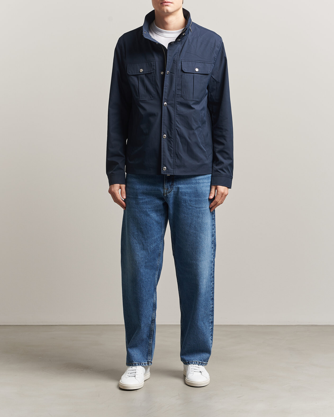Mies | Takit | J.Lindeberg | Bailey Recyceled Poly Jacket JL Navy