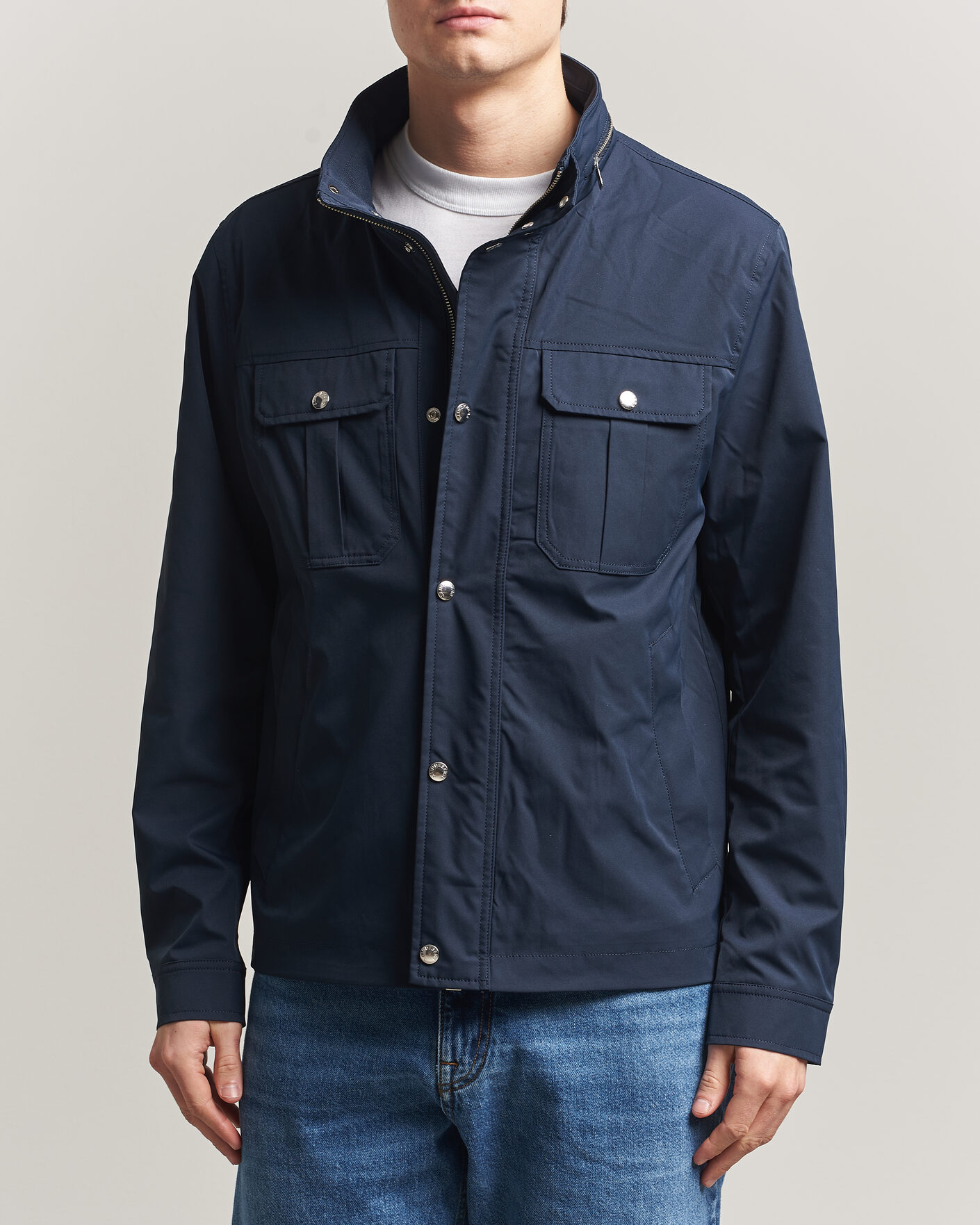 Mies | Takit | J.Lindeberg | Bailey Recyceled Poly Jacket JL Navy